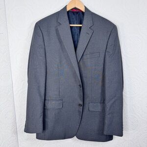 CHAPS Men's size 44L Gray Sports Coat Suit Jacket Blazer